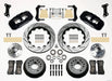 Wilwood AERO6 Front Hub Kit 14.00 Drilled 67-69 Camaro 64-72 Nova Chevelle