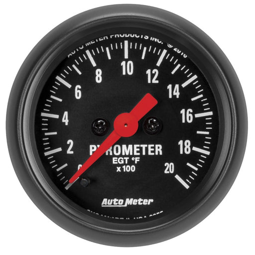 Autometer Z Series 52mm 2000 Degree Pyrometer (EGT) Gauge AutoMeter