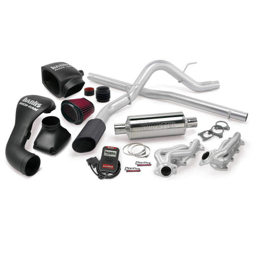 Banks Power 04-08 Ford 5.4L F-150 CCSB PowerPack System - SS Single Exhaust w/ Black Tip Banks Power