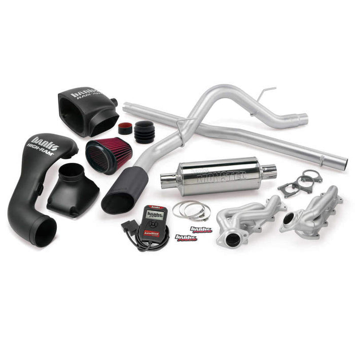 Banks Power 04-08 Ford 5.4L F-150 CCSB PowerPack System - SS Single Exhaust w/ Black Tip Banks Power