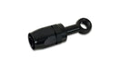 Vibrant -10AN Banjo Hose End Fitting for use with M14 or 9/16in Banjo Bolt - Aluminum Black Vibrant
