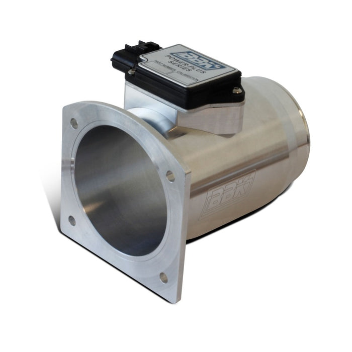 BBK 94-95 Mustang 5.0 Mass Air Meter 76mm 24 lb Inj. Factory Air Box Calibration CNC Billet Housing BBK