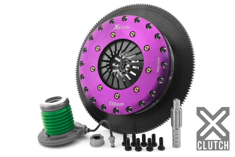 XClutch 05-10 Ford Mustang GT 4.6L 9in Triple Solid Organic Clutch Kit XCLUTCH