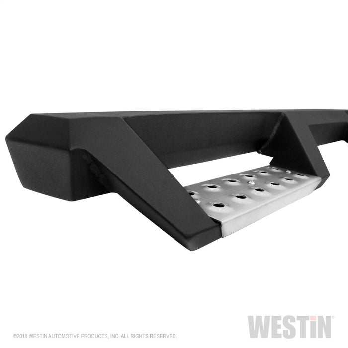 Westin/HDX 2018 Jeep Wrangler JL Unlimited Drop Nerf Step Bars - Textured Black Westin