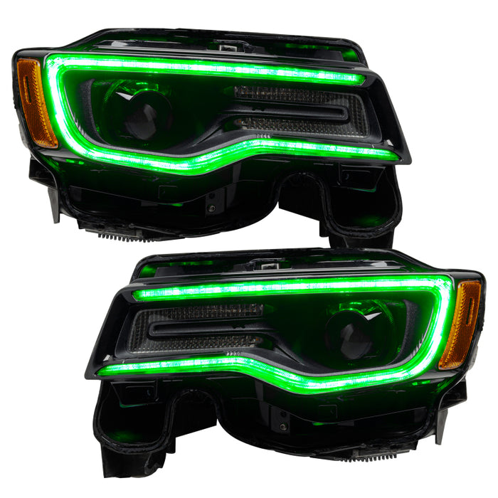 Oracle 1421 Jeep Grand Cherokee Dynamic Headlight DRL Upgrade Kit  ColorSHIFT Dynamic SEE WARRANTY ORACLE Lighting