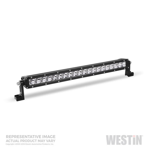 Westin Xtreme LED Light Bar Low Profile Single Row 30 inch Flood w/5W Cree - Black Westin