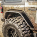 Westin/Snyper 18-20 Jeep Wrangler Tube Fenders - Rear - Textured Black Westin