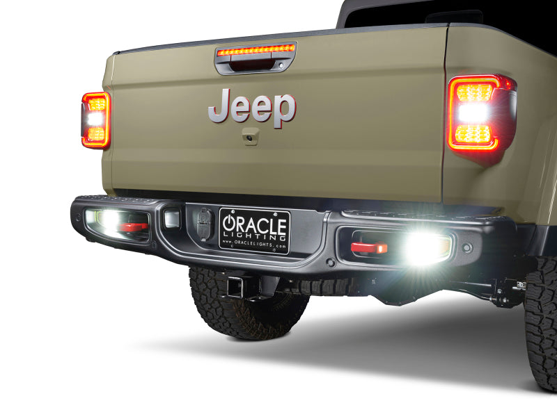 Oracle Rear Bumper LED Reverse Lights for Jeep Gladiator JT - 6000K SEE WARRANTY ORACLE Lighting