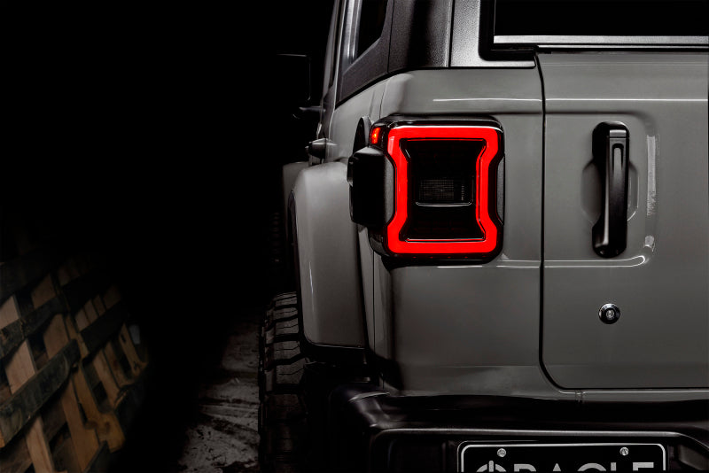 Oracle Jeep Wrangler JL Black Series LED Tail Lights SEE WARRANTY ORACLE Lighting