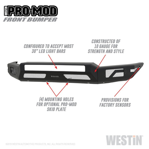 Westin 16-20 Toyota Tacoma Pro-Mod Front Bumper Westin