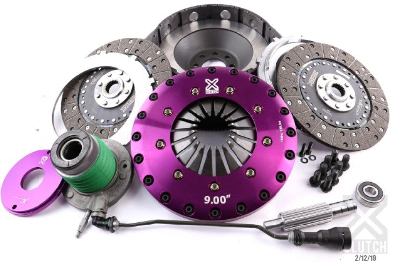 XClutch 14-19 Chevrolet Corvette 6.2L 9in Twin Solid Organic Clutch Kit XCLUTCH
