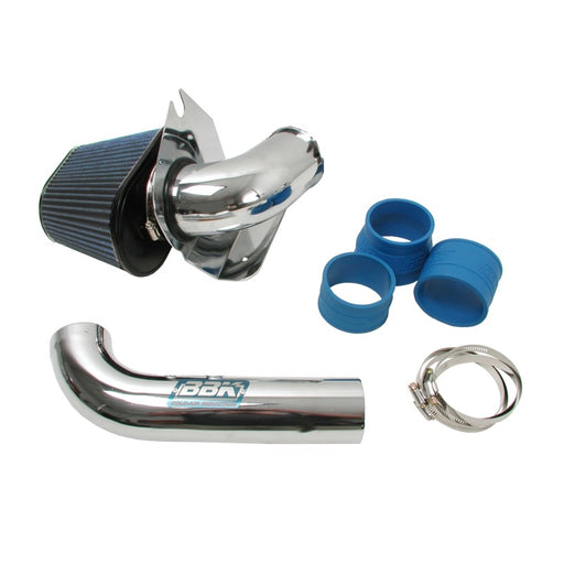 BBK 86-93 Mustang 5.0 Cold Air Intake Kit - Fenderwell Style - Chrome Finish BBK