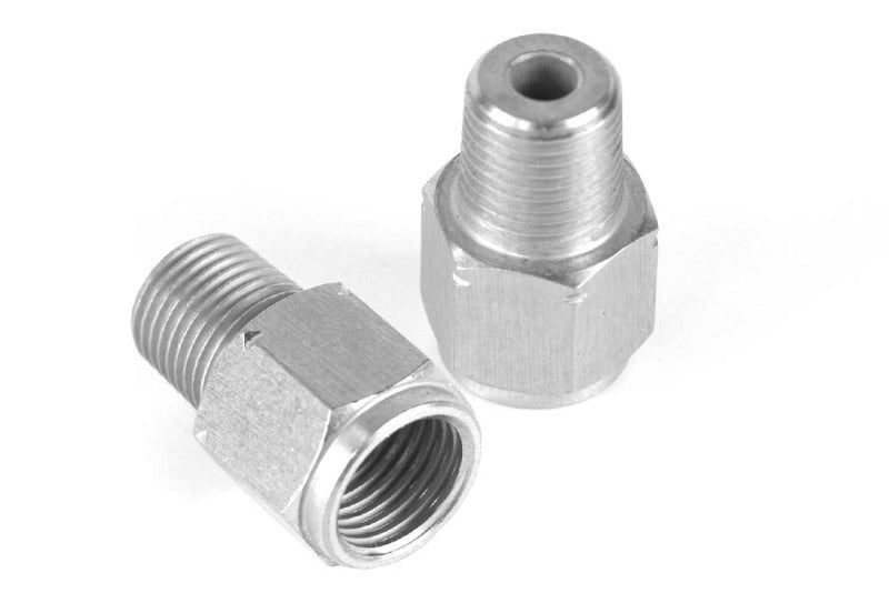Haltech M10 x 1.0 to 1/8 BSPT Adaptor - Stainless Steel Haltech