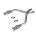 BBK 11-14 Mustang 3.7 V6 Short Mid X Pipe With Catalytic Converters 2-1/2 For BBK Long Tube Headers BBK