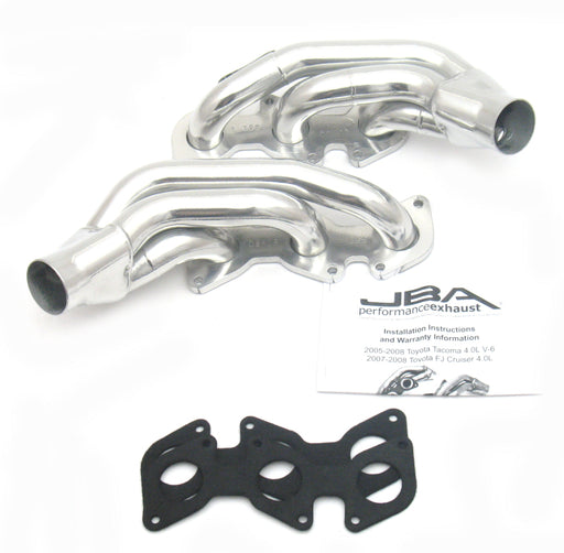 JBA 03-09 Toyota 4.0L V6 w/o A.I.R. 1-1/2in Primary Silver Ctd Cat4Ward Header JBA