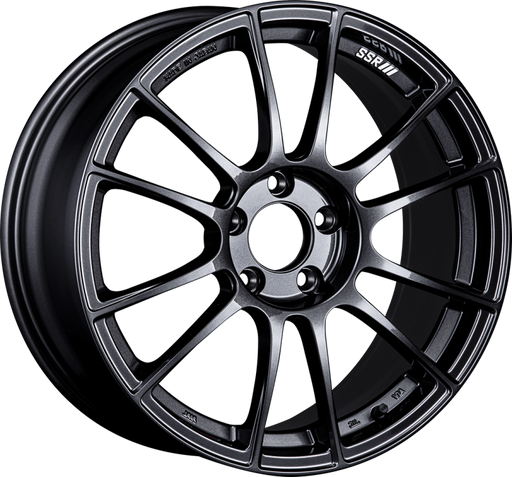 SSR GTX04 18x8.5 5x100 44mm Offset Dark Gunmetal Wheel SSR