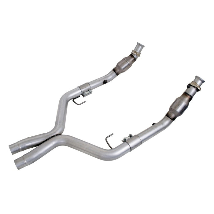 BBK 05-10 Mustang 4.6 GT High Flow X Pipe With Catalytic Converters - 2-3/4 BBK