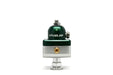 Fuelab 575 High Pressure Adjustable Mini FPR Blocking 25-65 PSI (1) -6AN In (2) -6AN Out - Green Fuelab