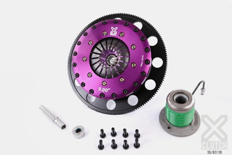 XClutch 05-10 Ford Mustang GT 4.6L 9in Twin Solid Organic Clutch Kit XCLUTCH