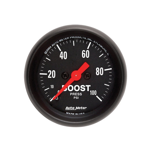 Autometer Z Series 52mm 0-100 PSI Mechanical Boost AutoMeter