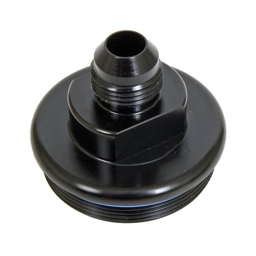 Fuelab Replacement Filter Cap -8AN Inlet - Black Fuelab