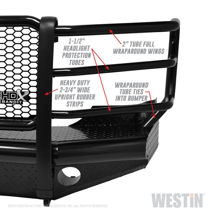 Westin/HDX Bandit 11-16 Ford F-250 / F-350 Front Bumper - Black Westin