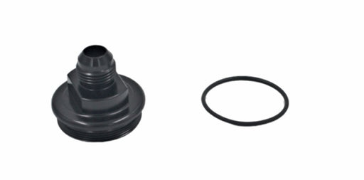 Fuelab Replacement Filter Cap -10AN Inlet - Black Fuelab