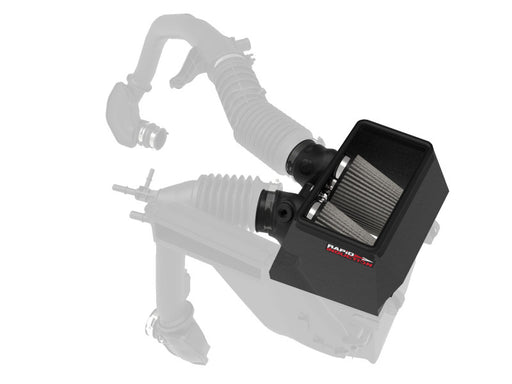 Rapid Induction Cold Air Intake System w/Pro Dry S Filter 19-20 Ford Edge V6 2.7L (tt) aFe