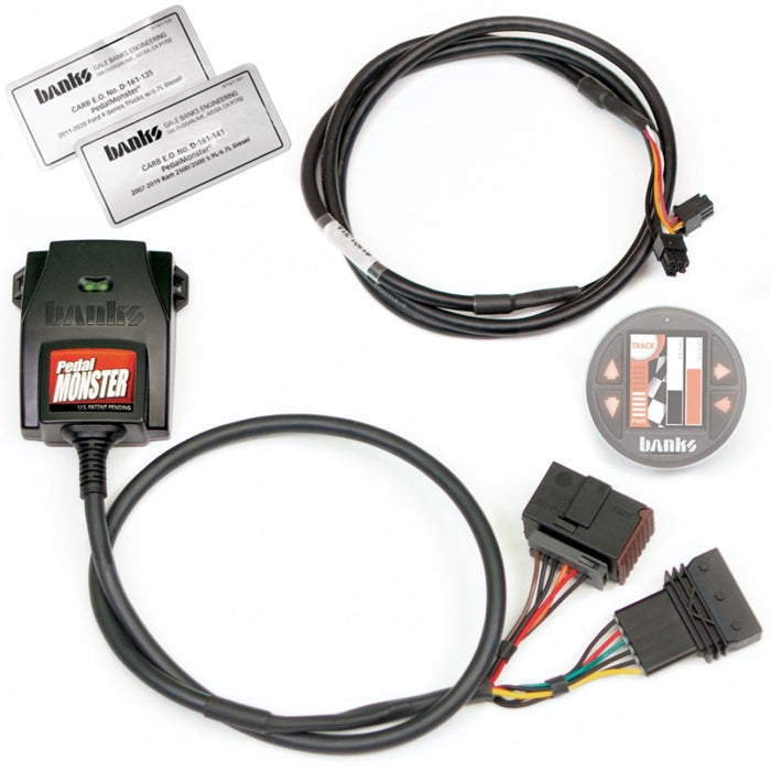 Banks Power Pedal Monster Throttle Sensitivity Booster for Use w/ Exst. iDash - 07-19 Ram 2500/3500 Banks Power