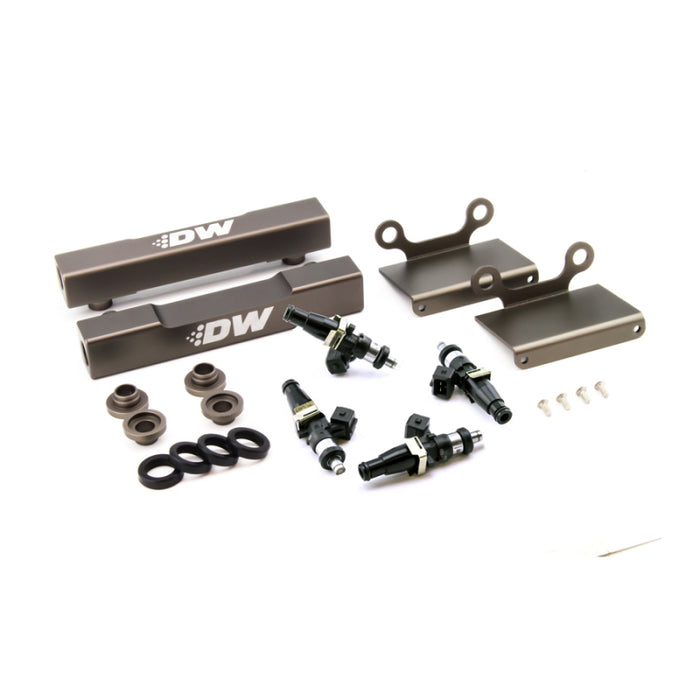 DeatschWerks 04-06 Subaru STI/LGT Side Feed to Top Feed Fuel Rail Conv Kit w/ 1500cc Injectors DeatschWerks