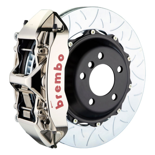 Brembo 03-08 SL500 Front GTR BBK 6 Piston Billet 355x32 2pc Rotor Slotted Type3-Nickel Brembo