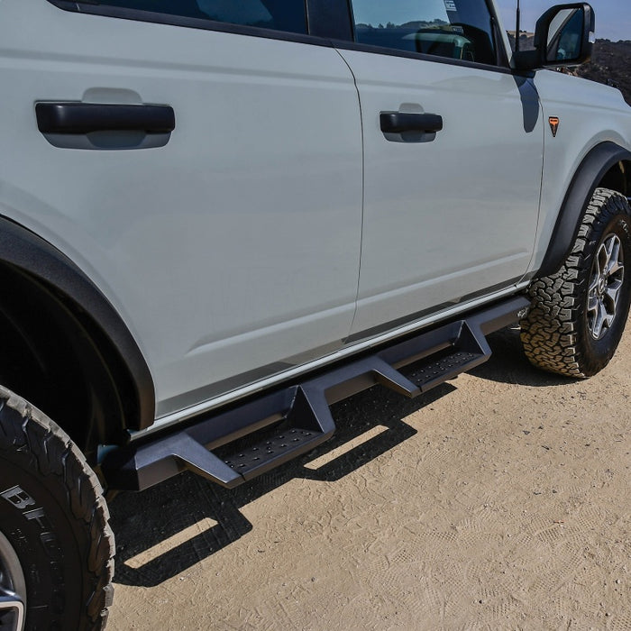Westin/HDX 2021+ Ford Bronco Drop Nerf Step Bars - Textured Black Westin