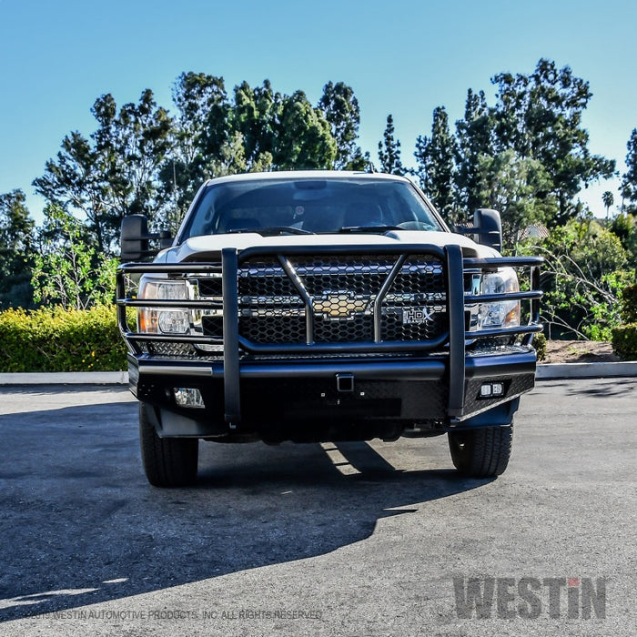 Westin 11-14 Chevrolet Silverado 2500/3500 HDX Bandit Front Bumper - Blk Westin