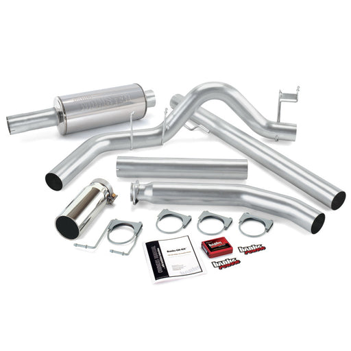 Banks Power 98-00 Dodge 5.9L Std Cab Git-Kit - SS Single Exhaust w/ Chrome Tip Banks Power