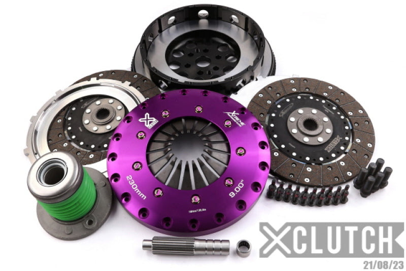 XClutch 15-23 Ford Mustang EcoBoost Premium 2.3L 9in Twin Solid Organic Clutch Kit XCLUTCH