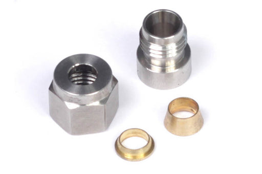 Haltech 1/4in Stainless Steel Weld-On Kit (Incl Nut & Ferrule) Haltech