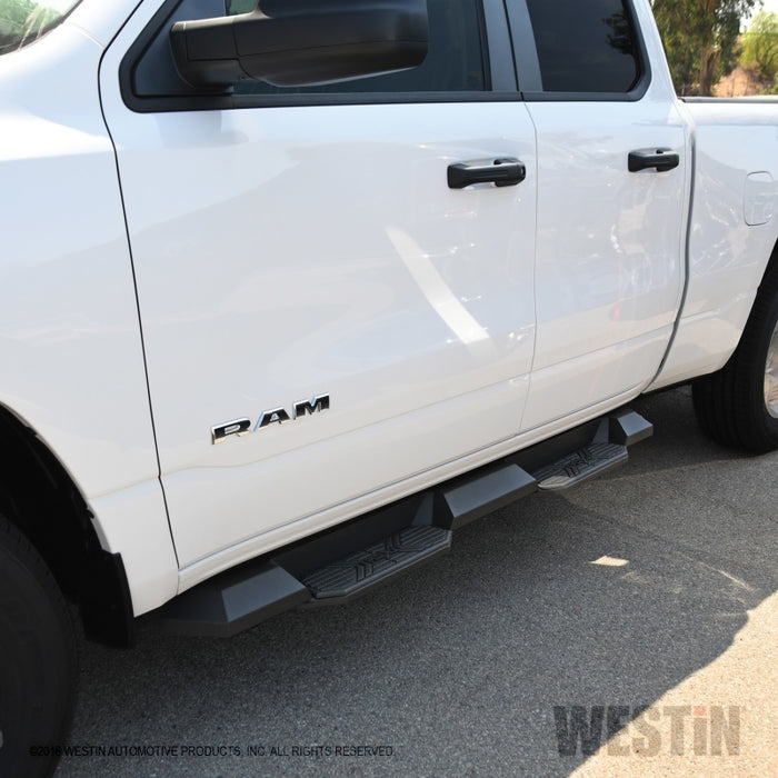 Westin/HDX 19-21 Ram 1500 Quad Cab (Excl. Classic) Xtreme Nerf Step Bars - Textured Black Westin