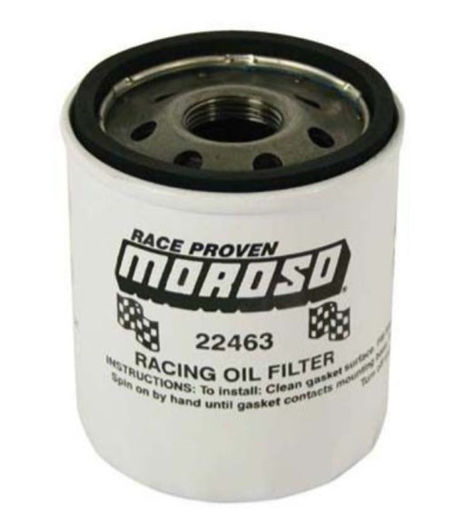 Moroso GM LS/Ford 4.6/5.0/5.4/Import 22mm-1.5 Thread 3-1/2in Tall Oil Filter - Racing Moroso