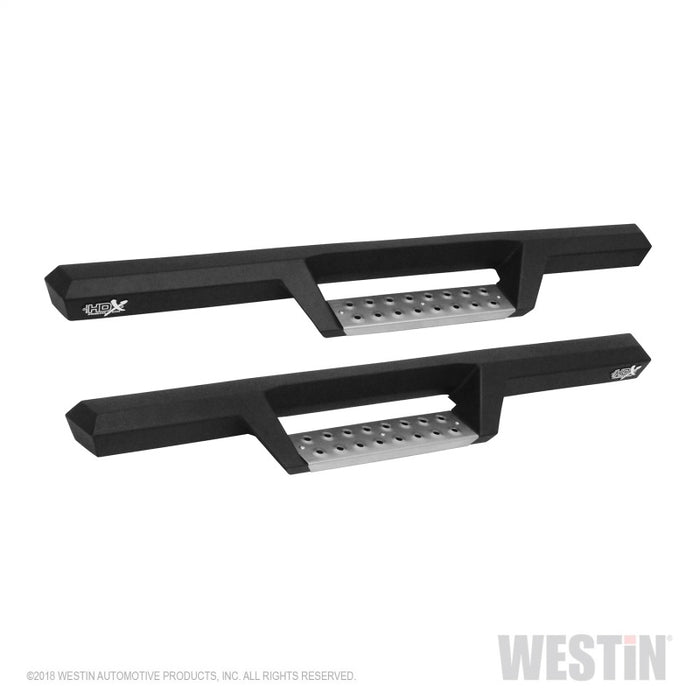 Westin 07-18 Jeep Wrangler JK 2dr. HDX Stainless Drop Nerf Step Bars - Tex. Blk Westin