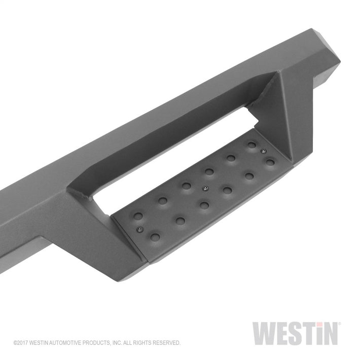 Westin/HDX 07-18 Chevrolet Silverado (Excl. Classic) 6.5ft. Bed Drop W2W Nerf Step Bars - Tex. Blk Westin