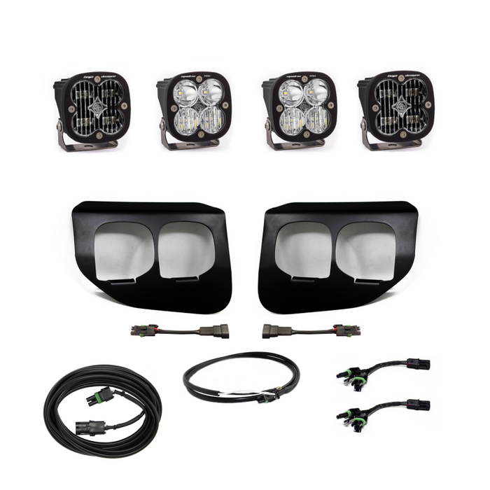 Baja Designs Ford Super Duty (20-On) Fog Lights Dual FPK SAE/Pro DC Baja Designs w/Upfitter Baja Designs