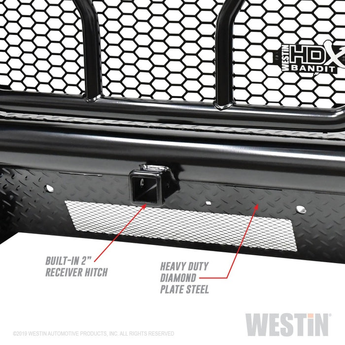 Westin/HDX Bandit 15-19 Chevrolet Silverado 2500/3500 Front Bumper - Black Westin