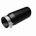 MagnaFlow Tip Stainless Black Coated Single Wall Round Single Outlet 5in Dia 4in Inlet 13in L Magnaflow