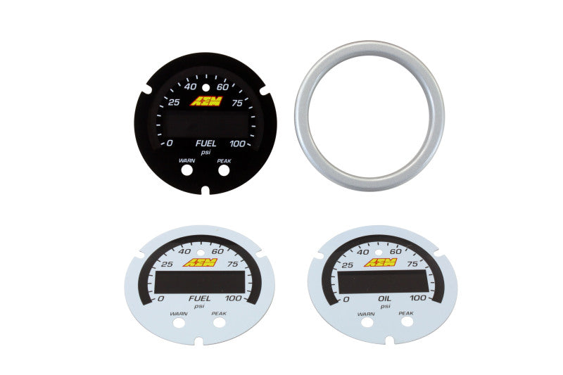 AEM X-Series Pressure Gauge Accessory Kit AEM