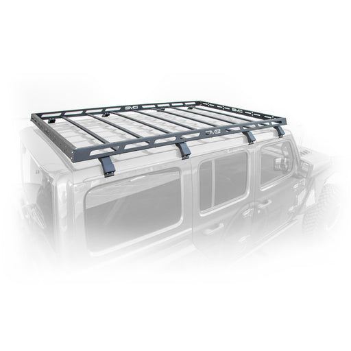 DV8 Offroad 18-21 Jeep Wrangler JL 4-Door Roof Rack DV8 Offroad