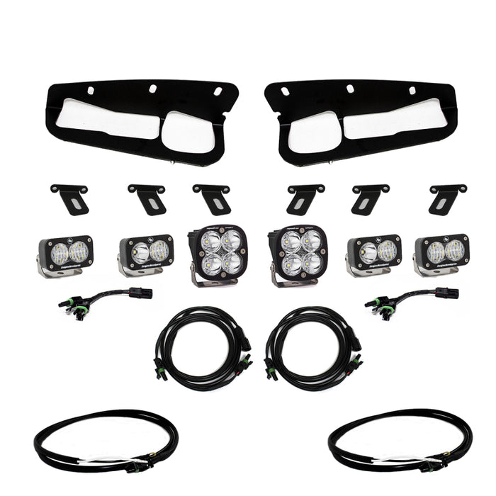 Baja Designs 2021+ Ford Bronco Fog Pocket Kit 21-Up Sportsmen w/Upfitter Baja Designs