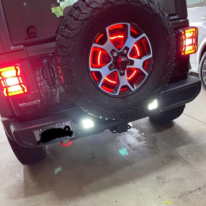 Oracle Rear Bumper LED Reverse Lights for Jeep Wrangler JL - 6000K SEE WARRANTY ORACLE Lighting
