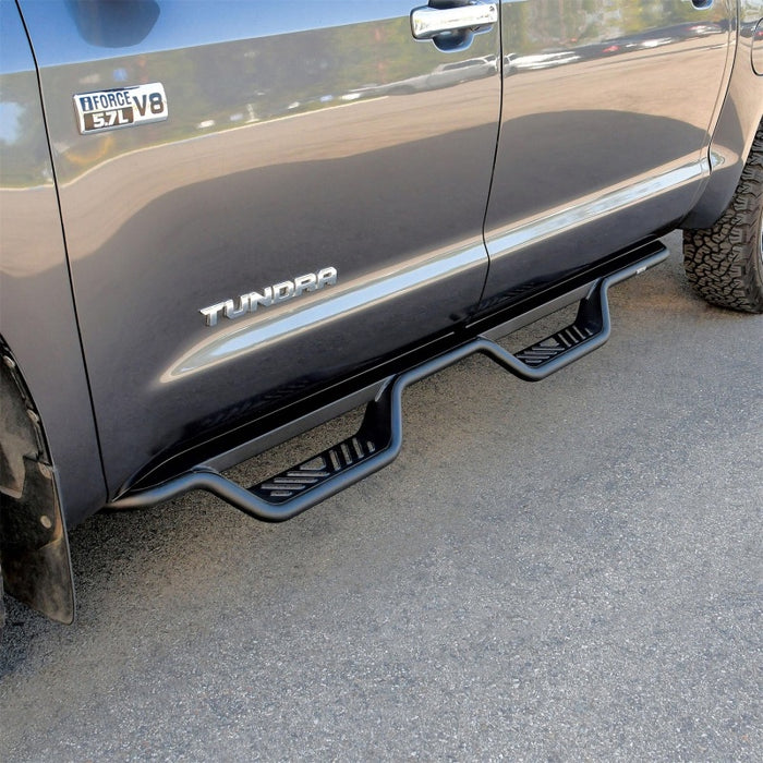 Westin 07-21 Toyota Tundra CrewMax Outlaw Drop Nerf Step Bars - Black Westin