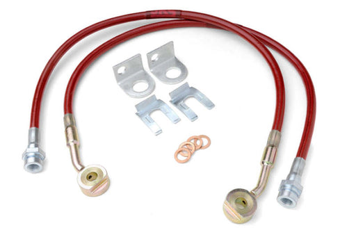 JKS Manufacturing Jeep Wrangler TJ/LJ HD Extended Brake Line Kit - Front JKS Manufacturing