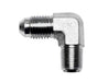 Wilwood 90 Deg Elbow Fitting -4 AN NPT Male to 1/8-27